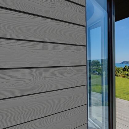 Image for Cedral Click Wood Fibre Cement Weatherboard Cladding - Premium 12mm x 186mm x 3.6m C54 Pewter 118590