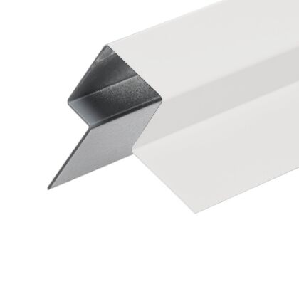 Image for Cedral Lap External Corner Assymmetric 3m Aluminium C01 White 4031256