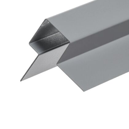 Image for Cedral Lap External Corner Assymmetric 3m Aluminium C05 Grey 4031260