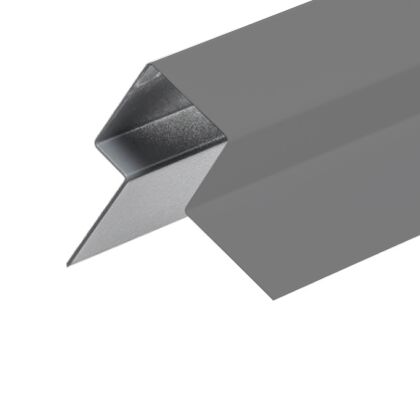 Image for Cedral External Corner Assymmetric 3m Aluminium C54 Pewter 4032549