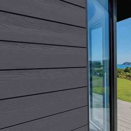 Image for Cedral Lap Wood Fibre Cement Weatherboard Cladding - Premium 10mm x 190mm x 3.6m C18 Slate Grey 51140