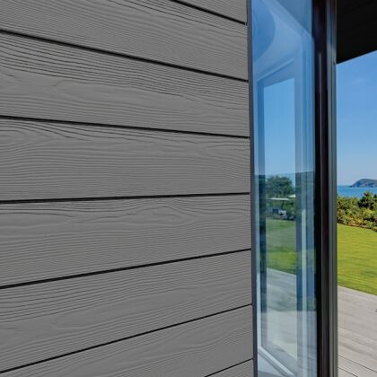 Image for Cedral Lap Wood Fibre Cement Weatherboard Cladding - Premium 10mm x 190mm x 3.6m C54 Pewter 78725
