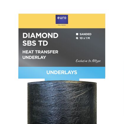 Image for Euro Polymers Diamond SBS TD Heat Transfer Underlay 10m x 1m
