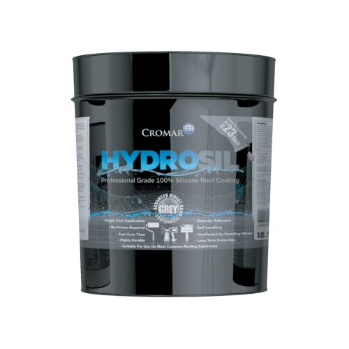 Image for Cromar HydroSil Liquid Silicone Roof Coating 25kg (18.9L)