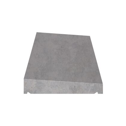Image for Eurodec Once Weathered Coping Stone 355mm x 600mm - Grey Concrete