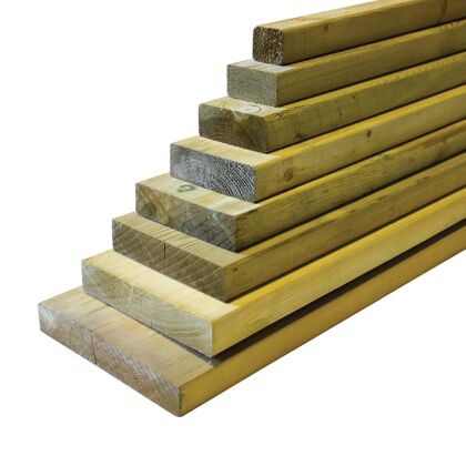 Image for Timber C24 Treated 47mm x 150mm 4.8m Lengths (6 x 2)